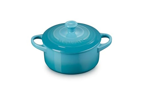 Stoneware Mini Round Cocotte 14 oz. - Caribbean