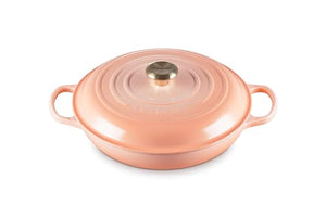 Enameled Cast Iron Signature Round Braiser Lidded 3.5 qt. - Pche