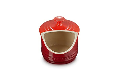 Le Creuset Stoneware Salt Crock, 10 oz., Cerise