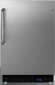 Summit Appliance 2.68 CU. FT. Manual DEFROST MINI Upright Freezer in Stainless Steel,