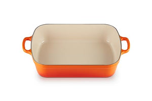 Enameled Cast Iron Signature Rectangular Roaster 5.25 qt. - Flame