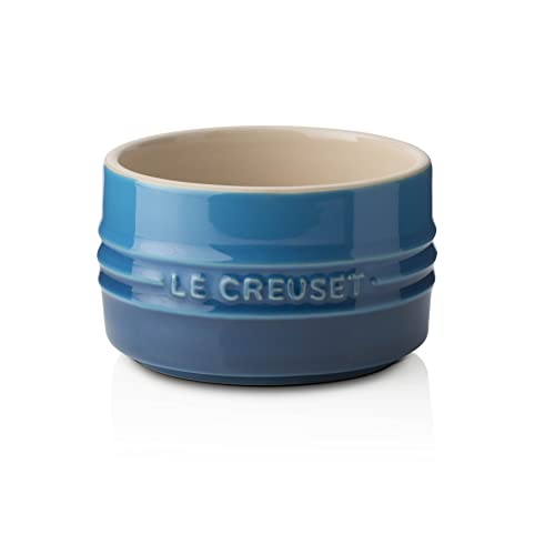 Le Creuset Stoneware Round Straight Wall Ramekin, 7 oz., Marseille