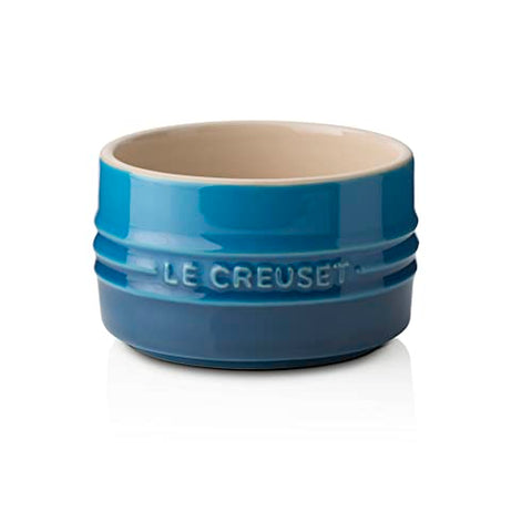Le Creuset Stoneware Round Straight Wall Ramekin, 7 oz., Marseille