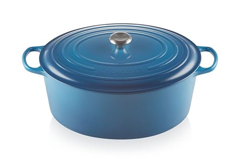 Enameled Cast Iron Signature Oval Dutch Oven 15.5 qt. - Marseille