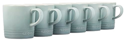 Stoneware Coffee Mug Set 12 oz. each - Sea Salt