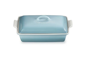 Heritage Covered Rectangular Casserole - Sea Salt 4 qt. (12" x 9")