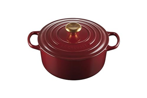 Enameled Cast Iron Signature Round Dutch Oven Lidded 4.5 qt. - Rhone