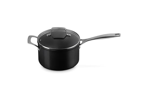 Essential Non stick Ceramic Saucepan with Glass Lid 4 qt.