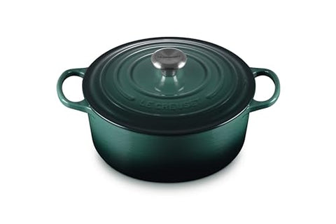 Enameled Cast Iron Signature Round Dutch Oven Lidded 5.5 qt. - Artichaut