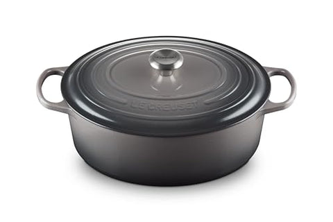 Signature Oval Dutch Oven - Oyster 8 qt.