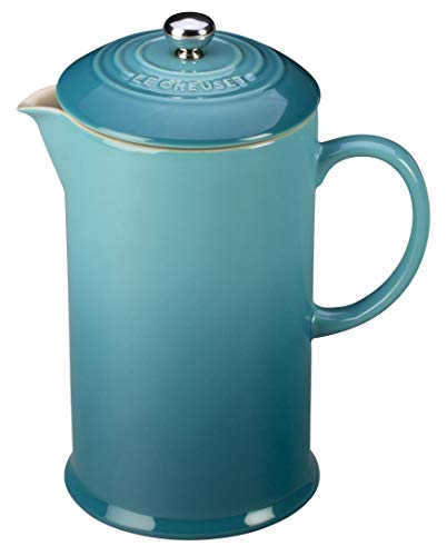 Stoneware Coffee Pot & Press 34 oz. - Caribbean