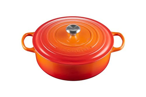 Enameled Cast Iron Signature 6.75 qt. Wide Round Oven