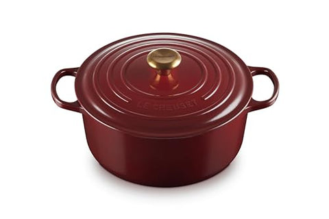 Enameled Cast Iron Signature Round Dutch Oven Lidded 7.25 qt. - Rhone