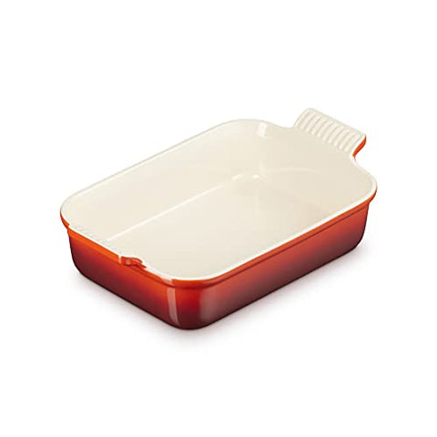 Stoneware Heritage Rectangular Baking Dish 2.5 qt. - Cerise