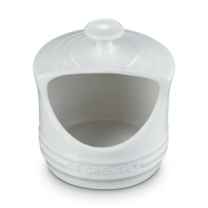 Le Creuset Stoneware Salt Crock, 10 oz., white
