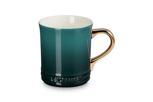 Mug with Gold Metallic Handle - Artichaut 14 oz.