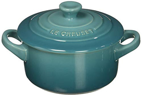 Stoneware Classic Mini Round Cocotte Set 8 oz. - Caribbean