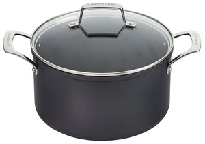 Essential Non Stick Ceramic Stockpot with Glass Lid 6.3 Qt