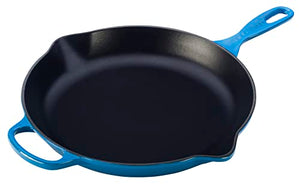 Le Creuset Enameled Cast Iron Signature Round Skillet, 11.75", Marseille