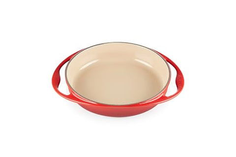 Enameled Cast Iron Traditional Round Tatin 2 qt.- Cerise