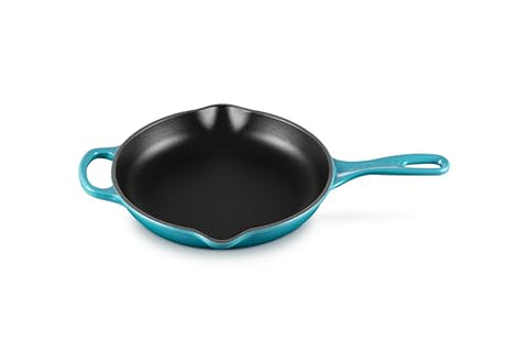 Enameled Cast Iron Signature Round Skillet 9 in. - Caribbean