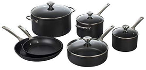 Toughened Nonstick PRO Cookware Set Set of 10