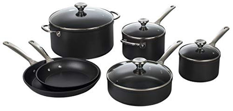 Toughened Nonstick PRO Cookware Set Set of 10