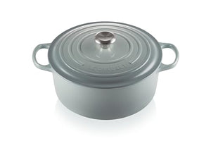 Enameled Cast Iron Signature Round Dutch Oven Lidded 7.25 qt. - Sea Salt