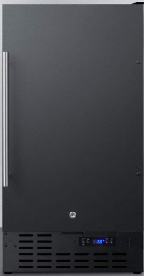 Summit 18” Freezer, Built-inBlack- SCFF1842