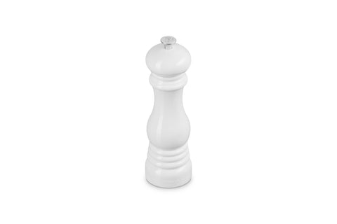 Le Creuset Pepper Mill, 8" x 2 1/2", White