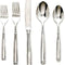Ginkgo International Naples 42-Piece Stainless Steel Flatware Place Setting, Service for 8 Plus 2-Piece Hostess Set