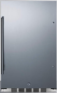 19 in. 3.1 CU. FT. MINI Refrigerator Without Freezer in Stainless Steel, Built-in