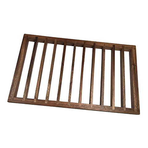Kalmar Home Acacia Wood 16.5" x 10" Large Trivet - Protects Countertops - Environmentally Friendly