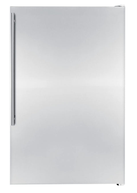 5 CU. FT. Upright Manual DEFROST Freezer in Stainless Steel