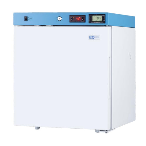 EQTemp ACR21WNSF456LHD 19 Inch  Wide  1.94 cu.ft  Compact Healthcare Refrigerator  Certified to NSF/ANSI 456 Vaccine Storage Standard (Left Hand Door  White)