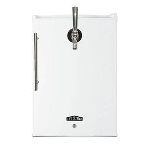 Summit 17" Mini Kegerator, Single Tap, Beer Mini Keg, Tap Kit and 2.5 Gallon Keg Included- FF31L7FRTP