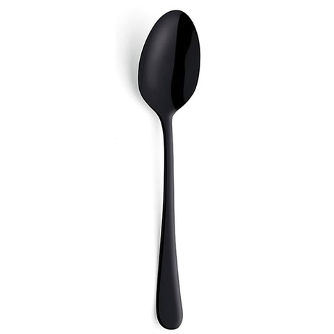 Austin Matte Black - 12 Dessert Spoons