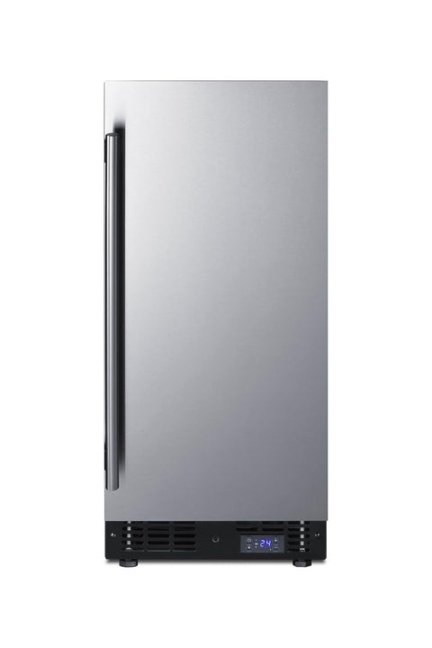 Summit Appliance 2.45 CU. FT. Frost Free Upright Commercial Freezer in Stainless Steel