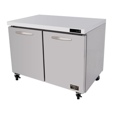 Kool-It KUCF-48-2 48-2/5" Two Section Undercounter Reach-in Freezer, 13.1 Cubic Feet