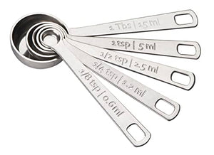 Stainless Steel Measuring Spoons Set of 5