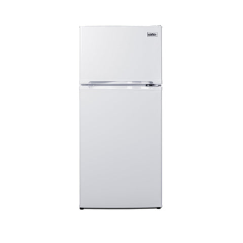 Summit 19” Refrigerator, 4.3 cu.ft. Capacity, Freezer, Undercounter, ADA Compliant, 43” Height, White - FF12LWLHD (Left Handed Door Swing)