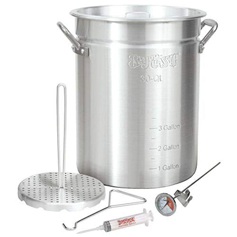 Bayou Classic Outdoor Fryer Pot - 30 Qt Turkey Fryer - 30 Qt - Metal
