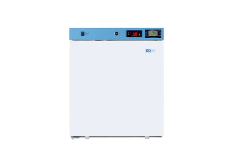 EQTemp ACR161WNSF456LHD 19 Inch  Wide Compact Healthcare Refrigerator  1.58 cu.ft  Certified to NSF/ANSI 456 Vaccine Storage Standard (Left Hand Door  White)