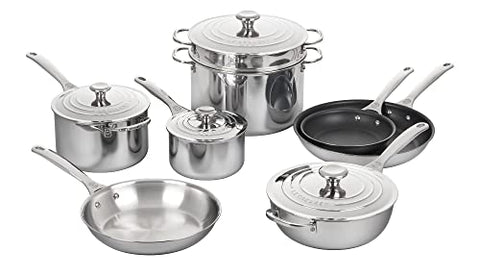 Stainless Steel Signature Cookware Set of 12