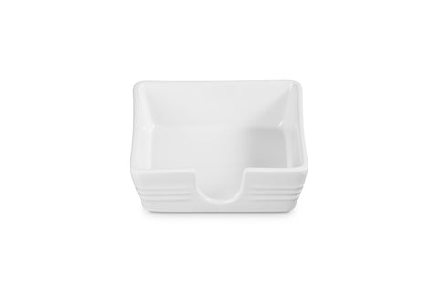 Cocktail Napkin Holder - White 5.8" x 5.8"