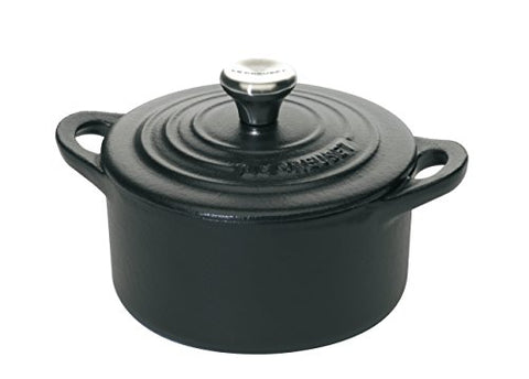1/3 qt. Mini Cocotte with Stainless Steel Knob - Licorice 1/3 qt.
