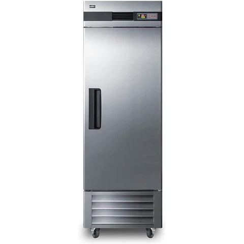 Summit Appliance SCFF237 Commercial 23 cu.ft. Reach-in All-Freezer in Complete Stainless Steel with Right Hand Door, Self-Closing Door, Microprocessor Control Panel, Open Door Alarm and Lock