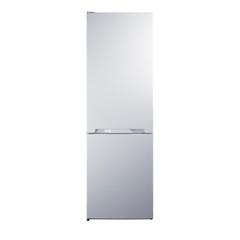 Summit 24" Bottom Freezer Refrigerator, Counter Depth Refrigerator- Freezer,With Ice Maker, White - FFBF121WIMLHD (left Handed Door Swing)