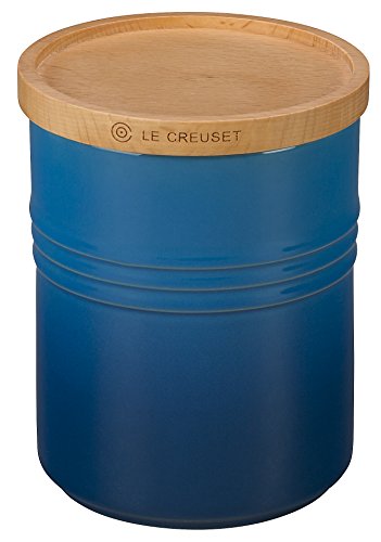 Stoneware Storage Canister with lid 2.5 qt. - Marseille