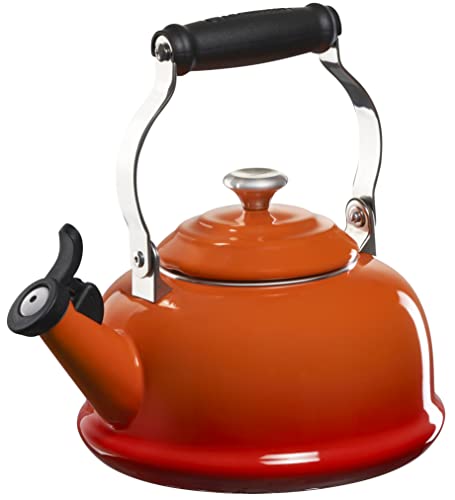Enamel on Steel Classic Whistling Kettle 1.7 qt. - Flame